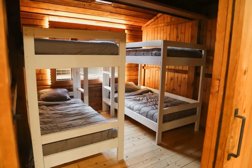 Bunk room in the barn